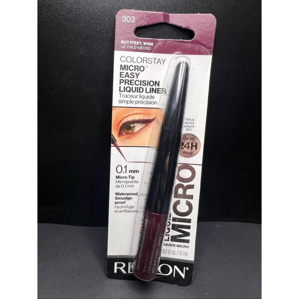 New Sealed Revlon ColorStay Micro Easy Precision Liquid Liner 303 But First Wine